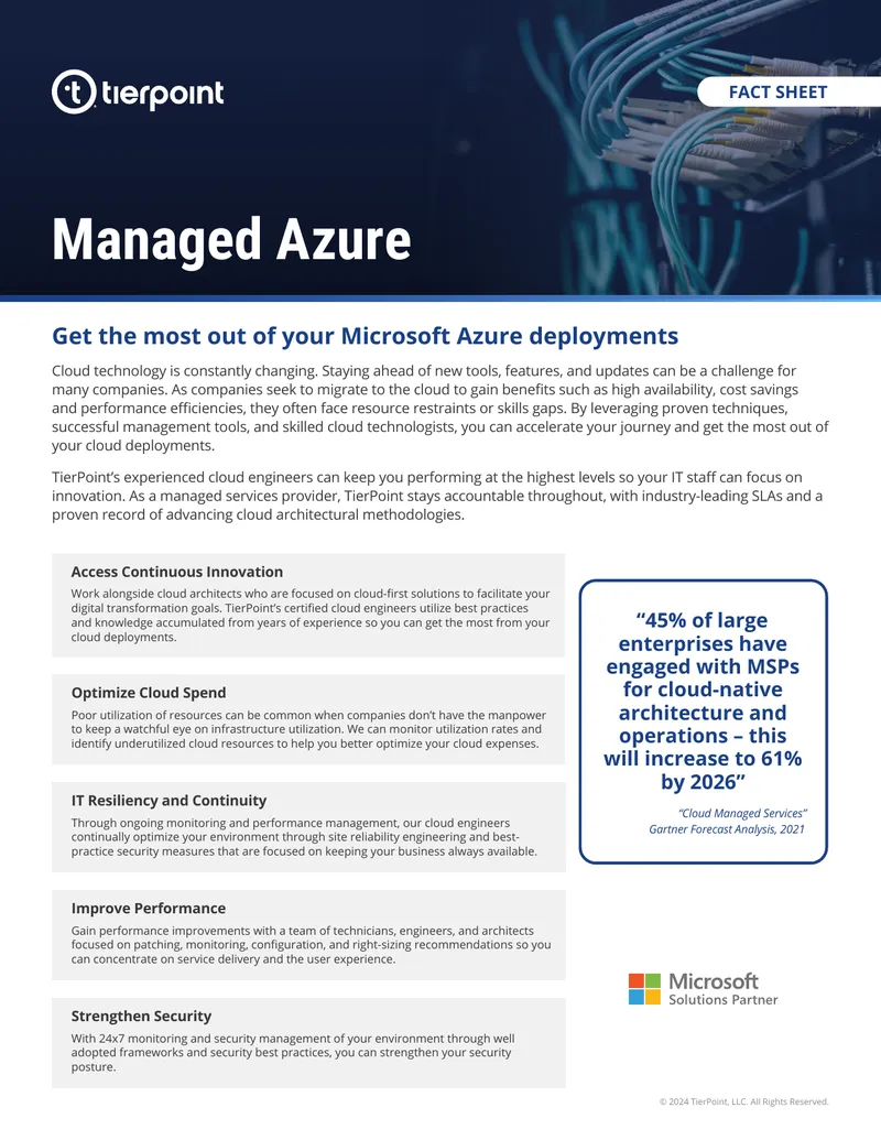 Managed Azure Cloud Services Overview