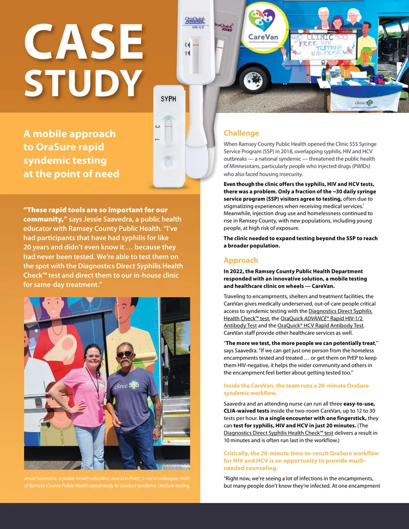 Mobile Syndemic Testing Approach with CareVan