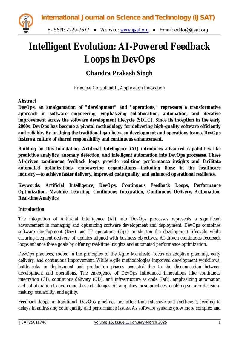 AI-Powered Feedback Loops in DevOps Practices