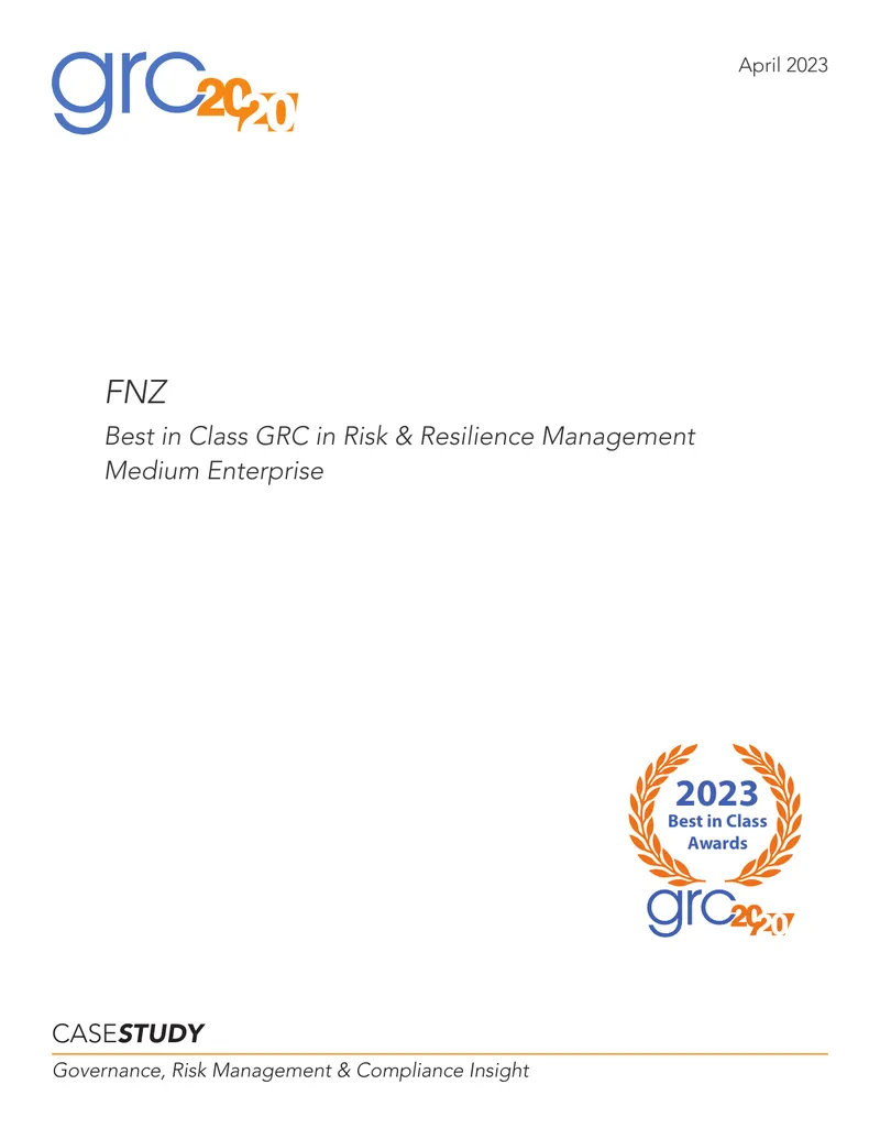 FNZ Governance, Risk Management and Compliance Case Study