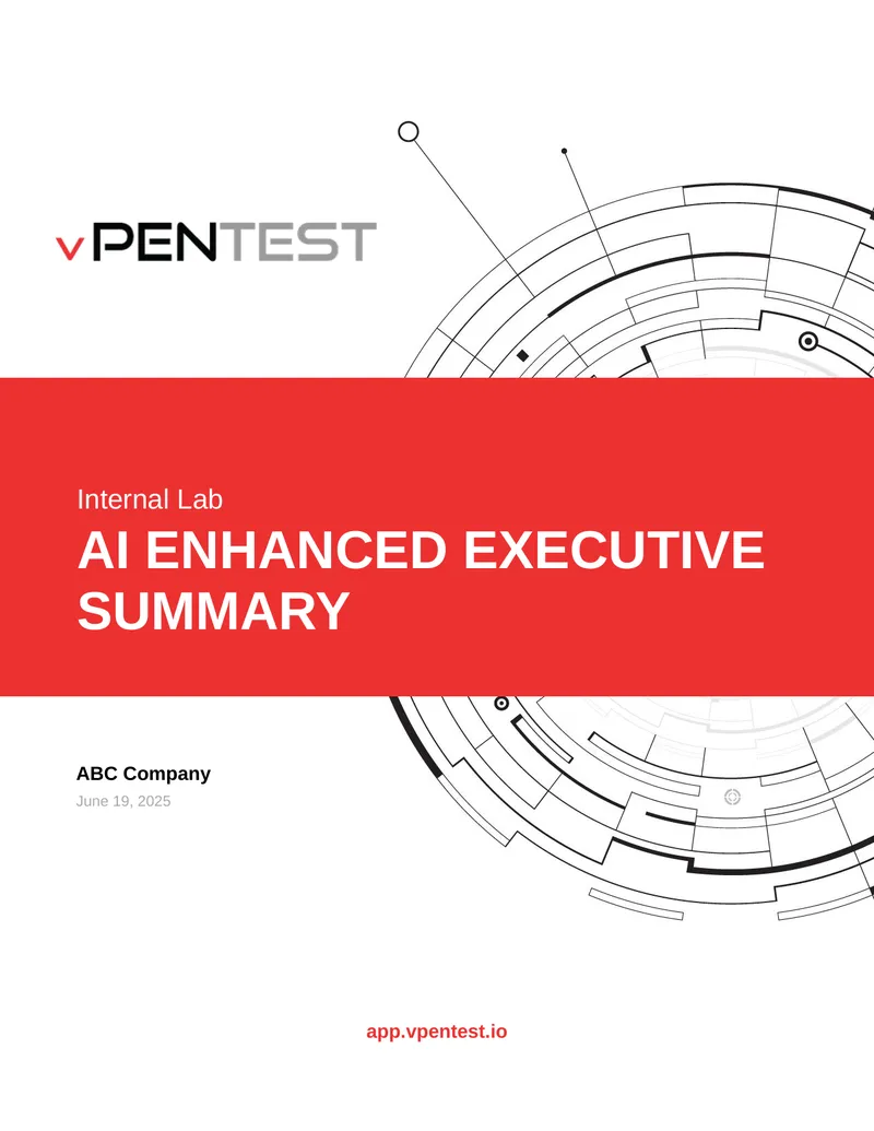 Internal Network Penetration Test Report