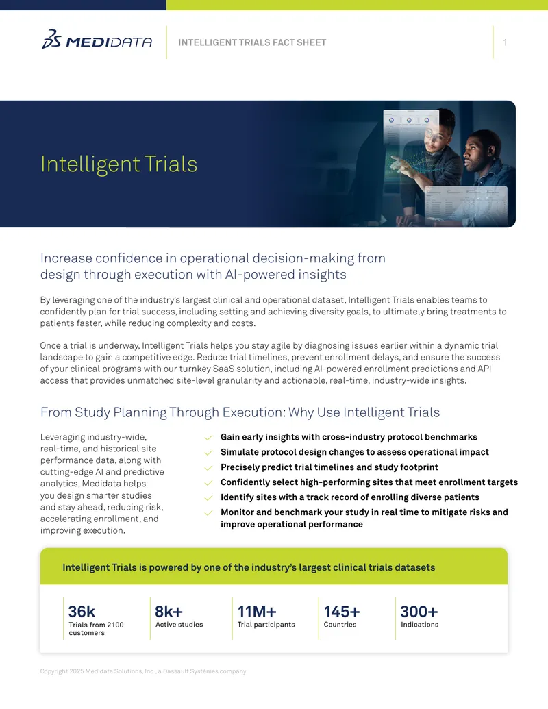 Intelligent Trials Fact Sheet