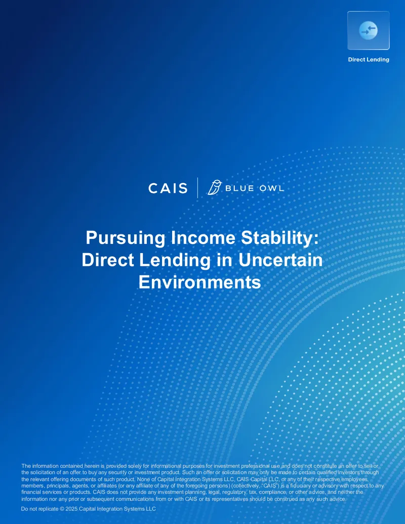 Pursuing Income Stability in Direct Lending