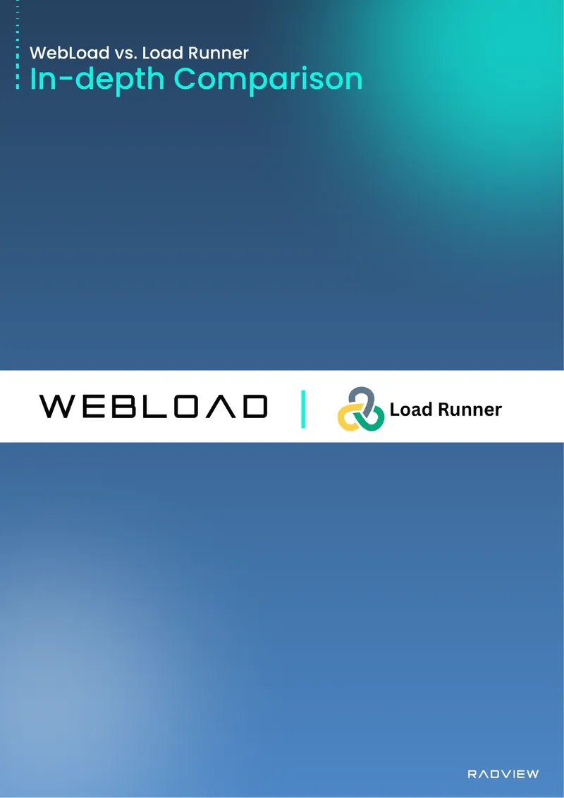 WebLOAD and LoadRunner Performance Testing Comparison