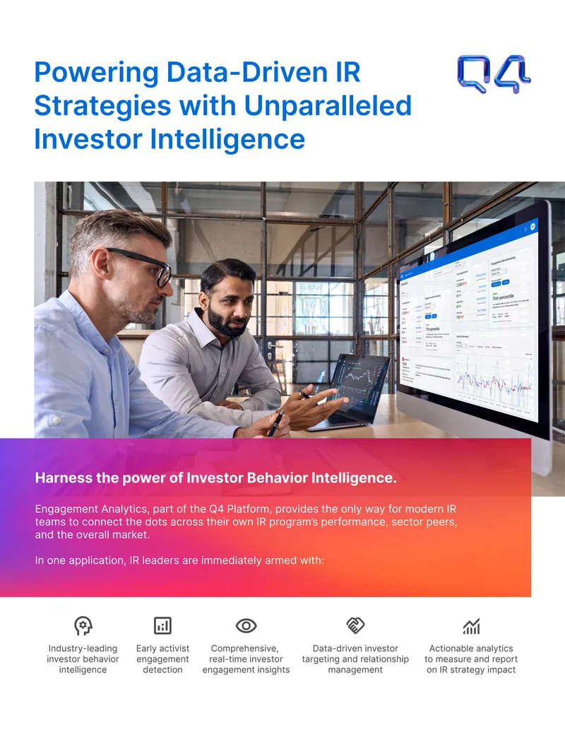 Engagement Analytics for Investor Relations Teams