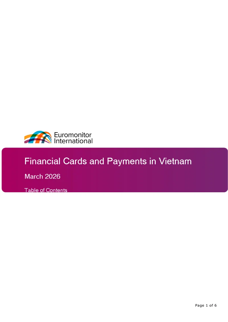 Financial Cards and Payments Market Analysis in Vietnam