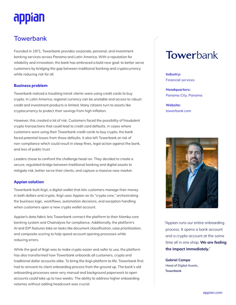 Towerbank Digital Wallet Implementation Case Study
