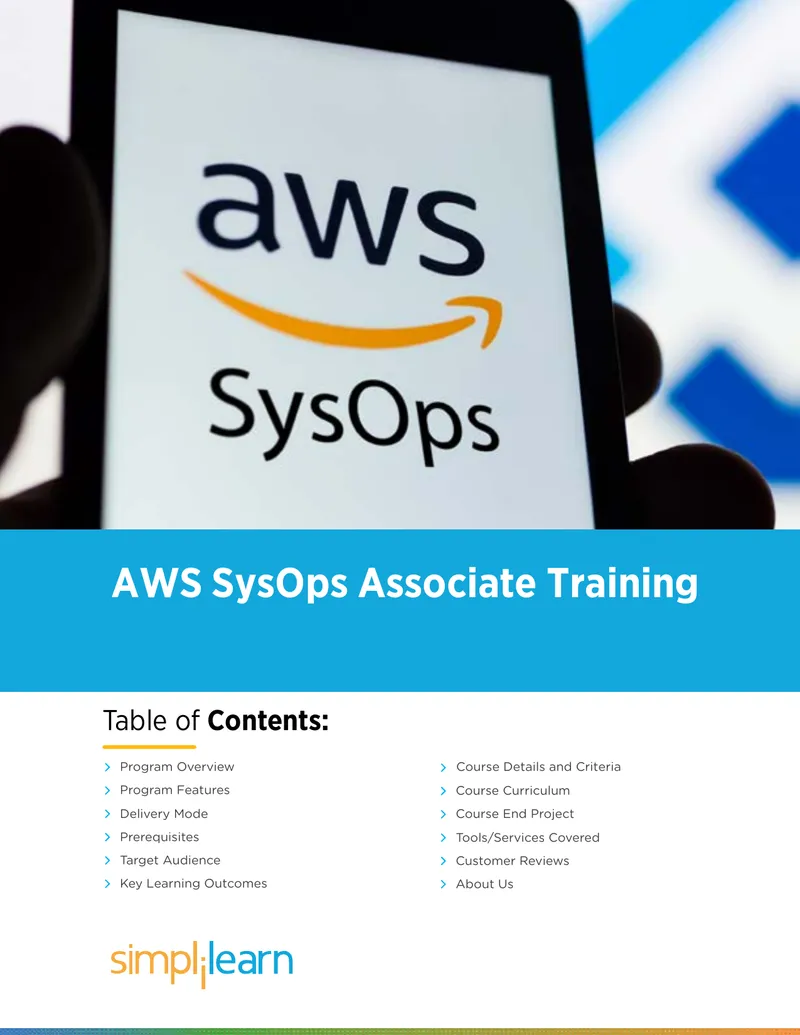 AWS SysOps Associate Training Course Overview