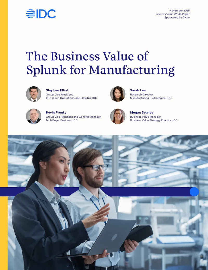 Business Value of Splunk for Manufacturing