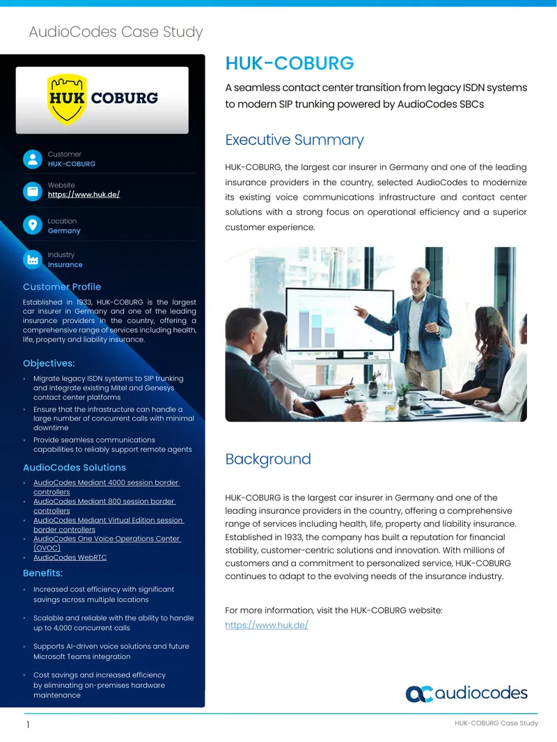 HUK-COBURG Digital Transformation Case Study