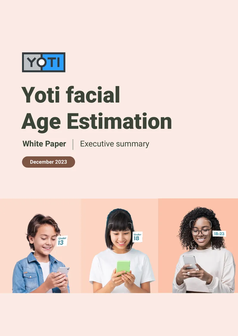 Yoti Facial Age Estimation Technology White Paper