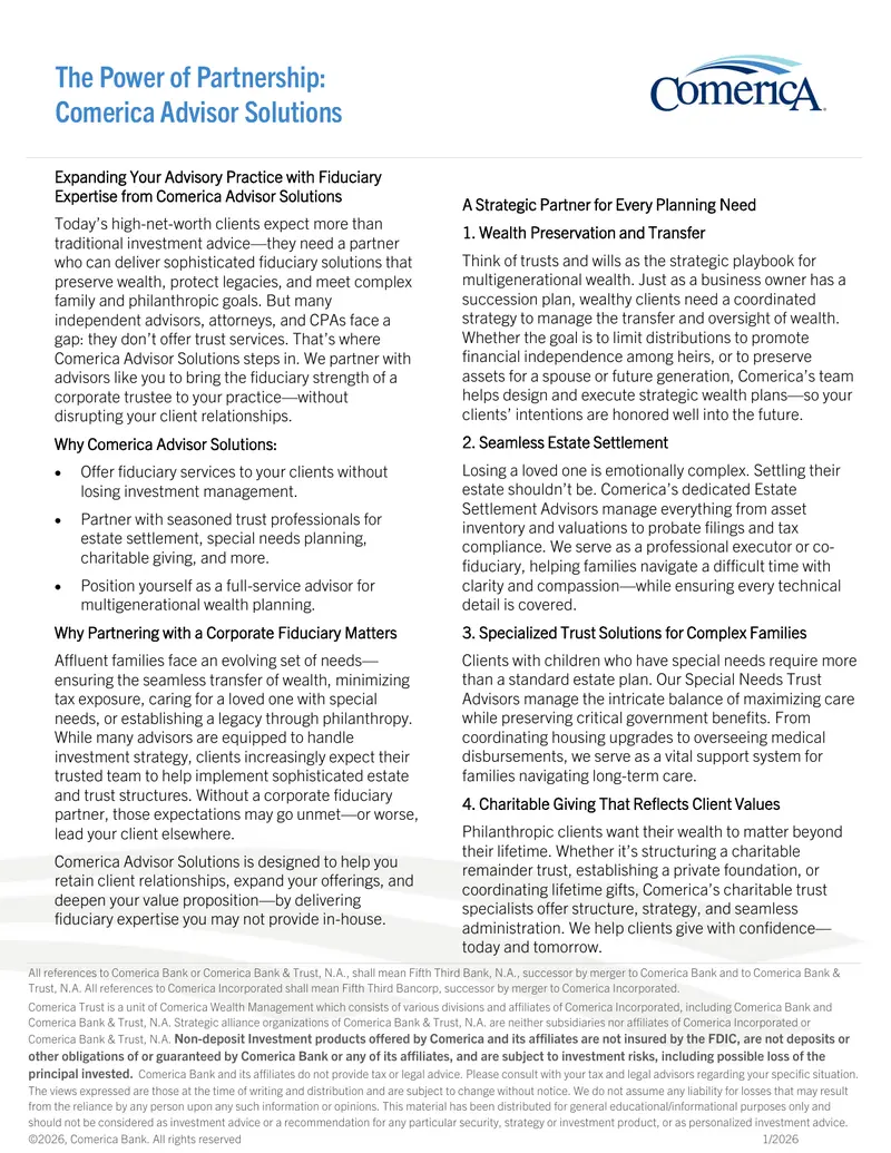 Expanding Advisory Practices with Fiduciary Expertise