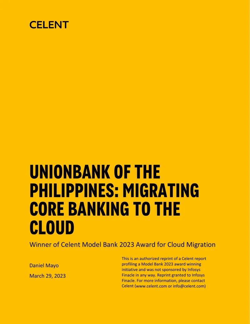 UnionBank of the Philippines Cloud Migration Case Study