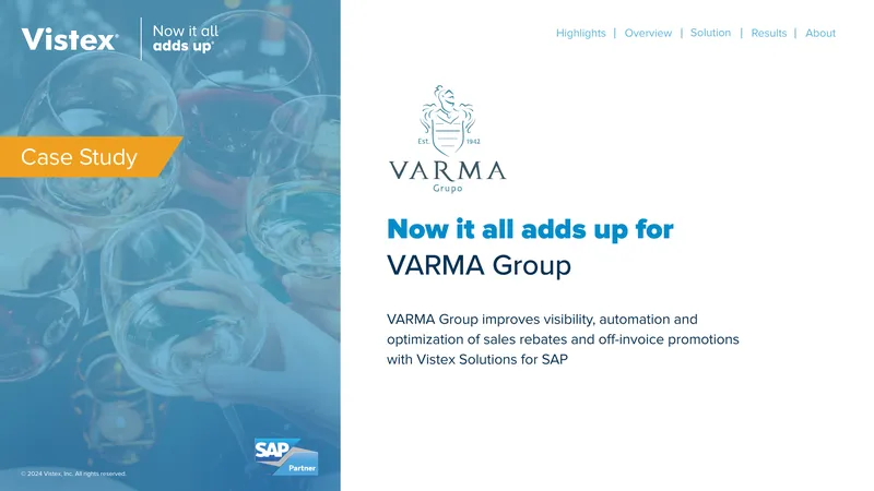VARMA Group Sales Rebates Automation Case Study