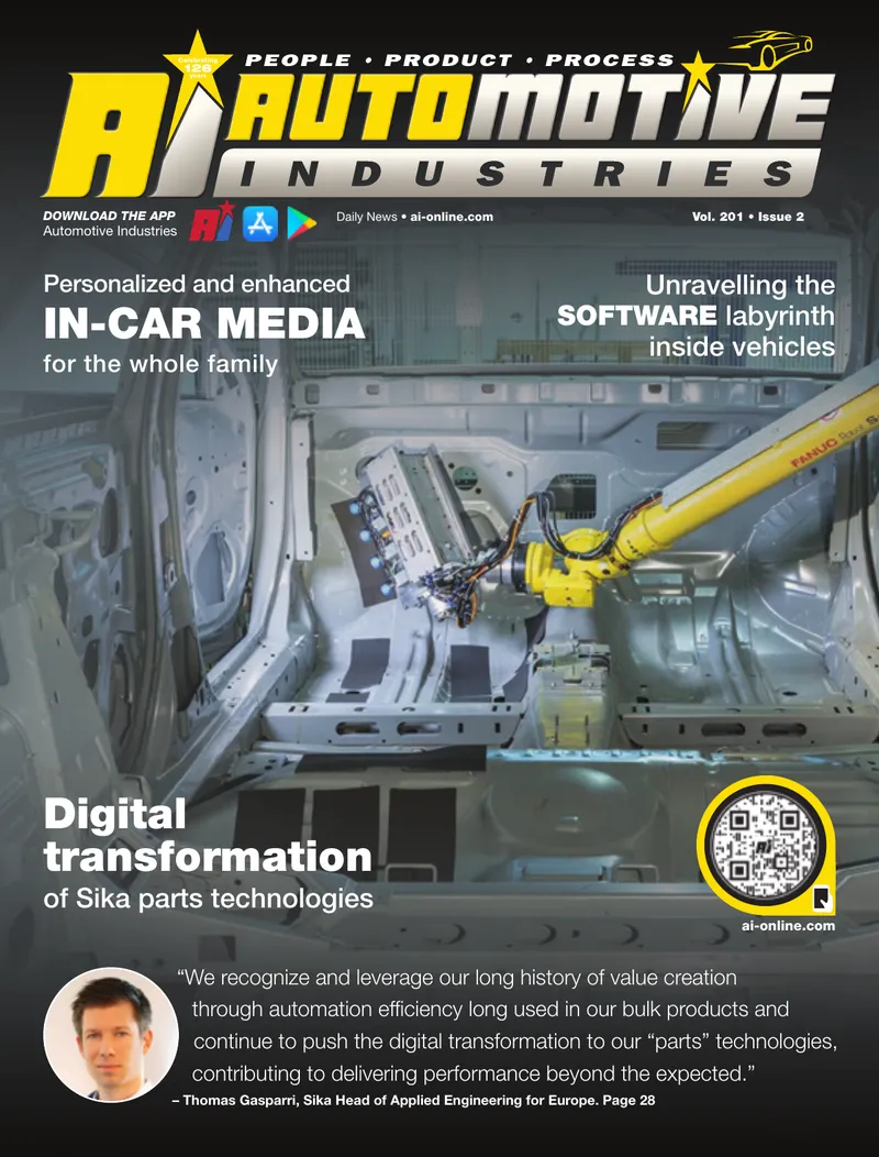 Digital Transformation of Sika Parts Technologies