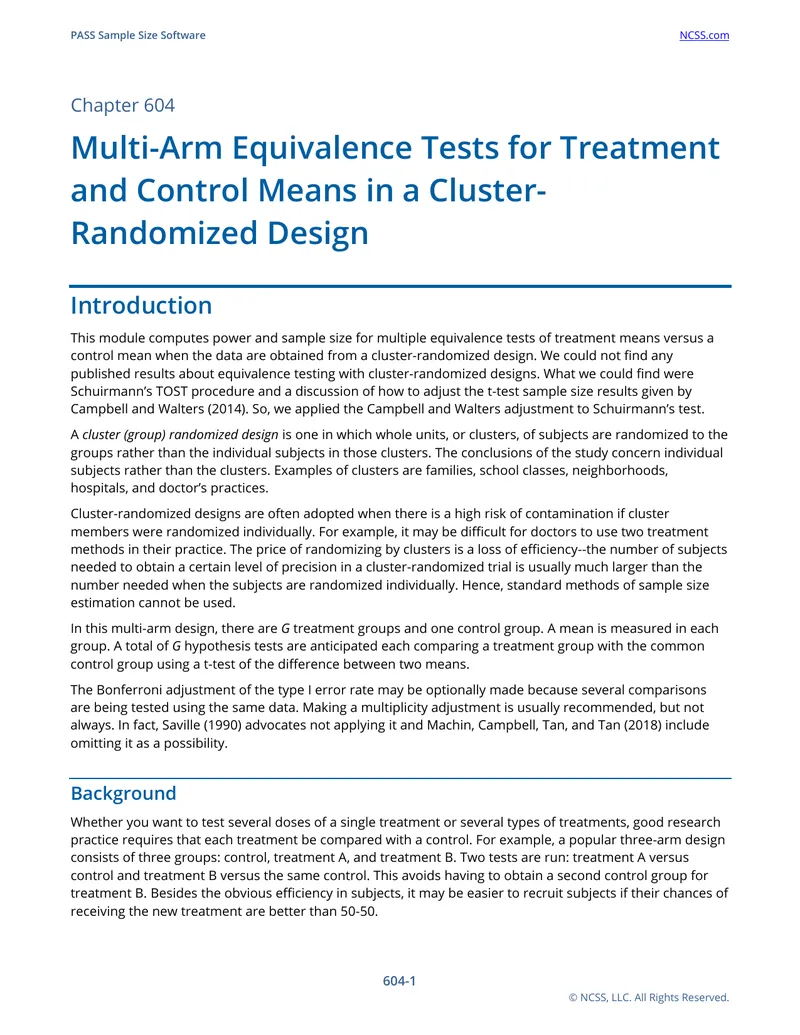 Multi-Arm Equivalence Tests in Cluster-Randomized Design