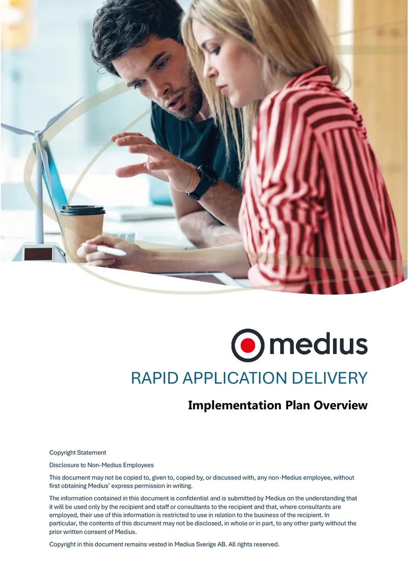 Rapid Application Delivery Implementation Plan