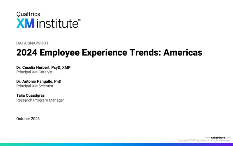 2024 Employee Experience Trends in the Americas