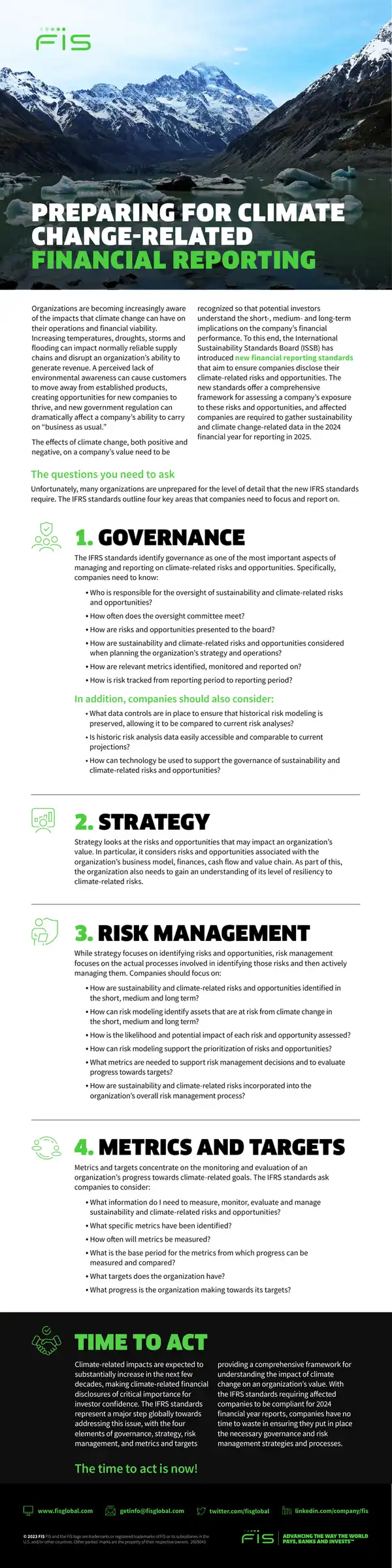 Climate Change Financial Reporting Standards Guide