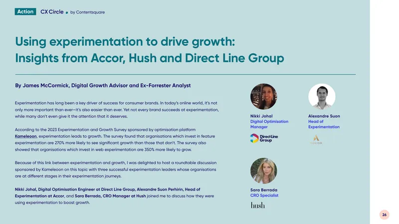 Experimentation Strategies for Business Growth