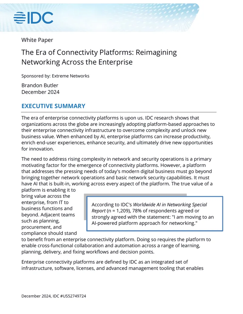 Enterprise Connectivity Platforms and Their Impact