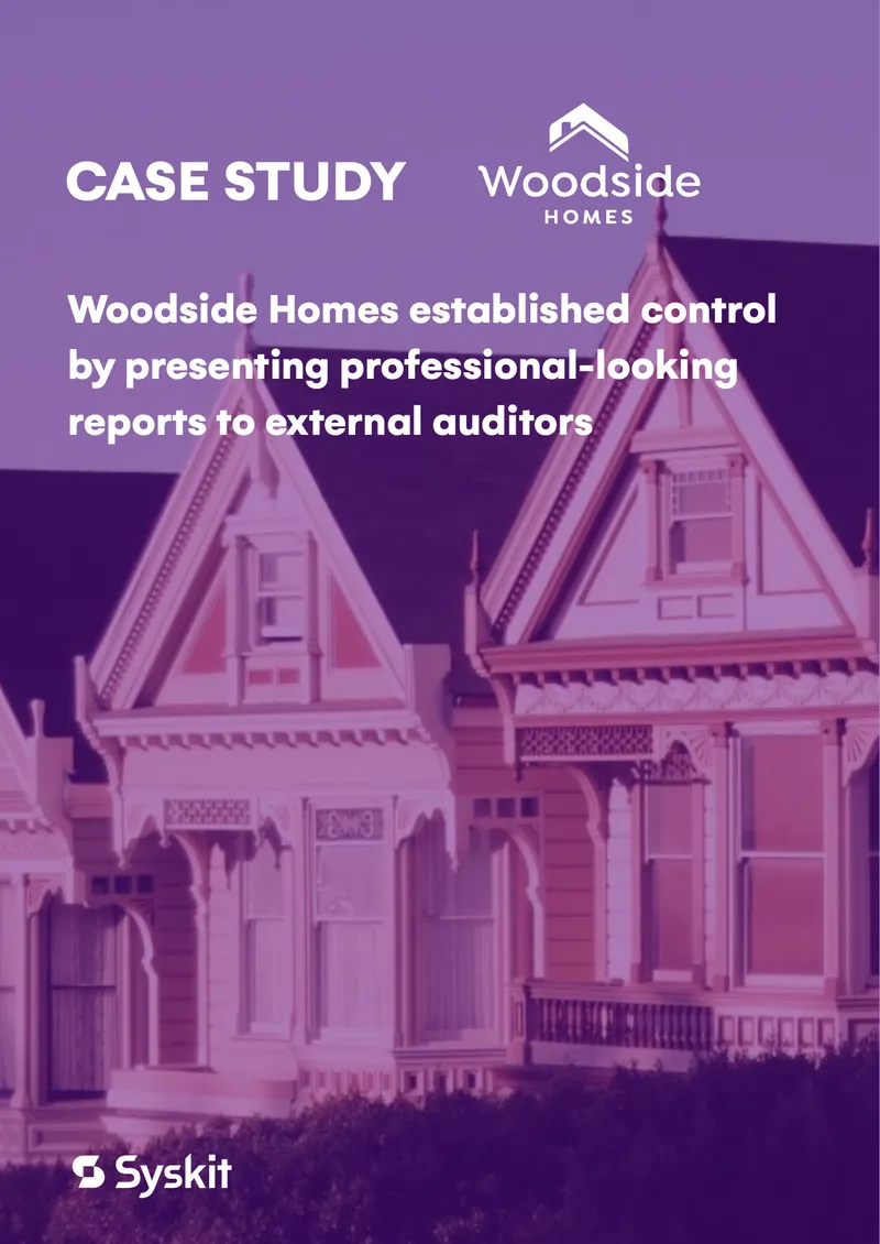 Woodside Homes Audit Control Case Study
