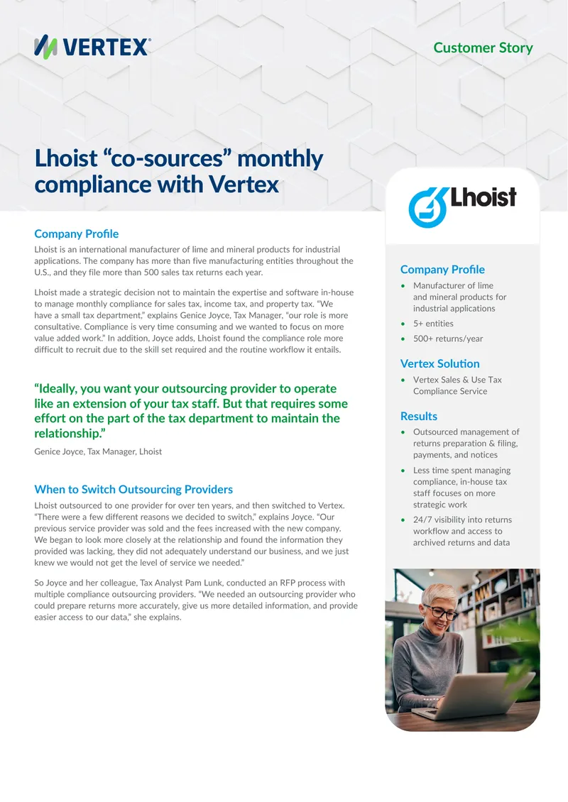 Lhoist Compliance Management Outsourcing Case Study