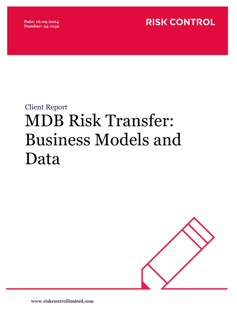 MDB Risk Transfer Business Models and Data Analysis