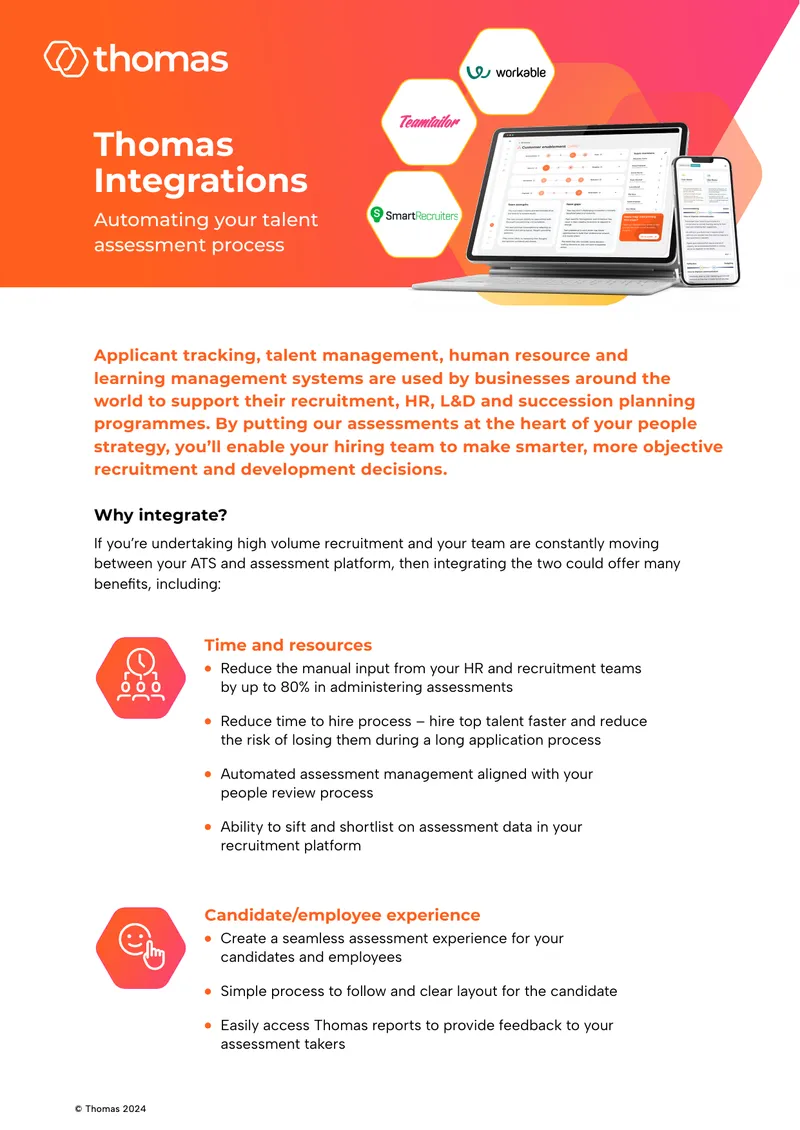 Integrating Talent Assessment with HR Systems