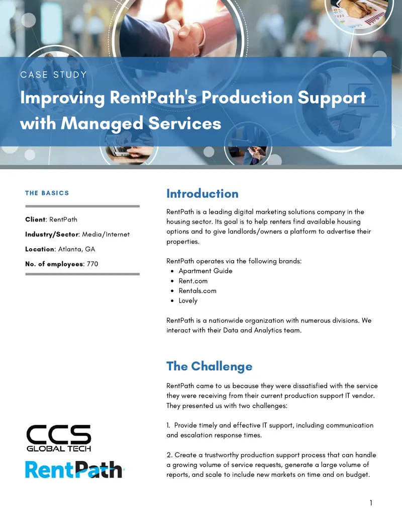 Improving RentPath's Production Support with Managed Services