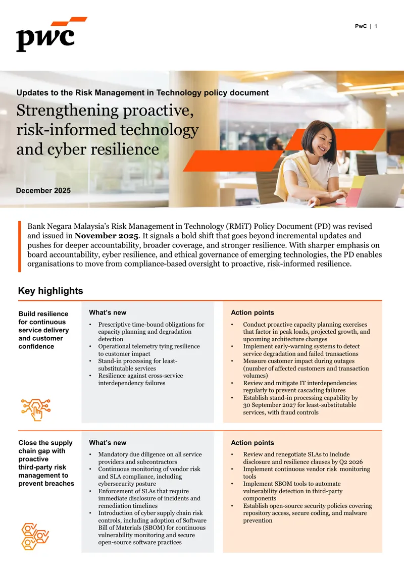 Risk Management in Technology Policy Document Updates