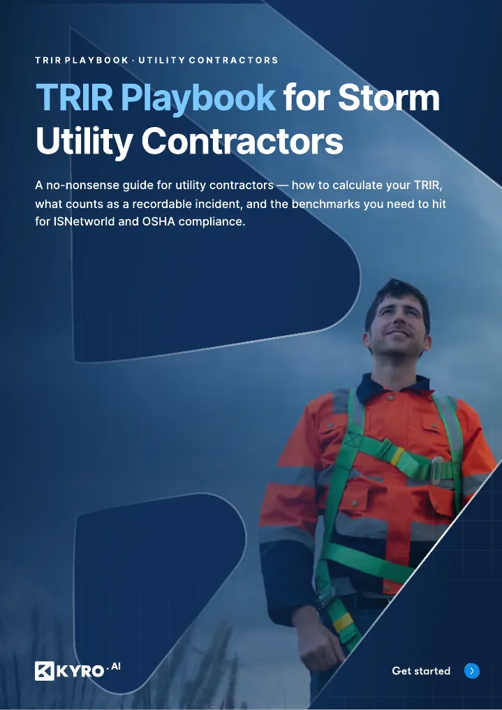 TRIR Playbook for Utility Contractors