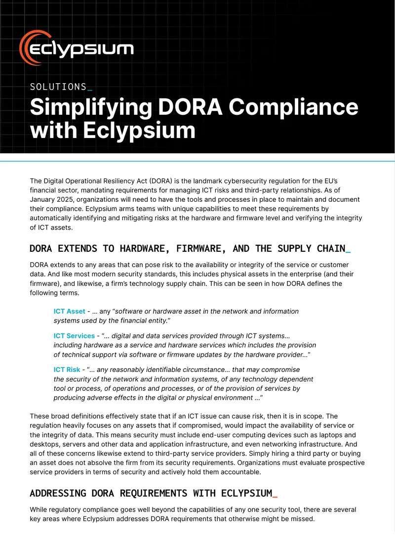 Digital Operational Resiliency Act Compliance Guide