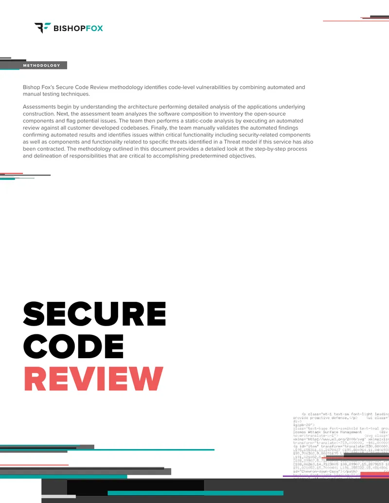 Bishop Fox Secure Code Review Methodology