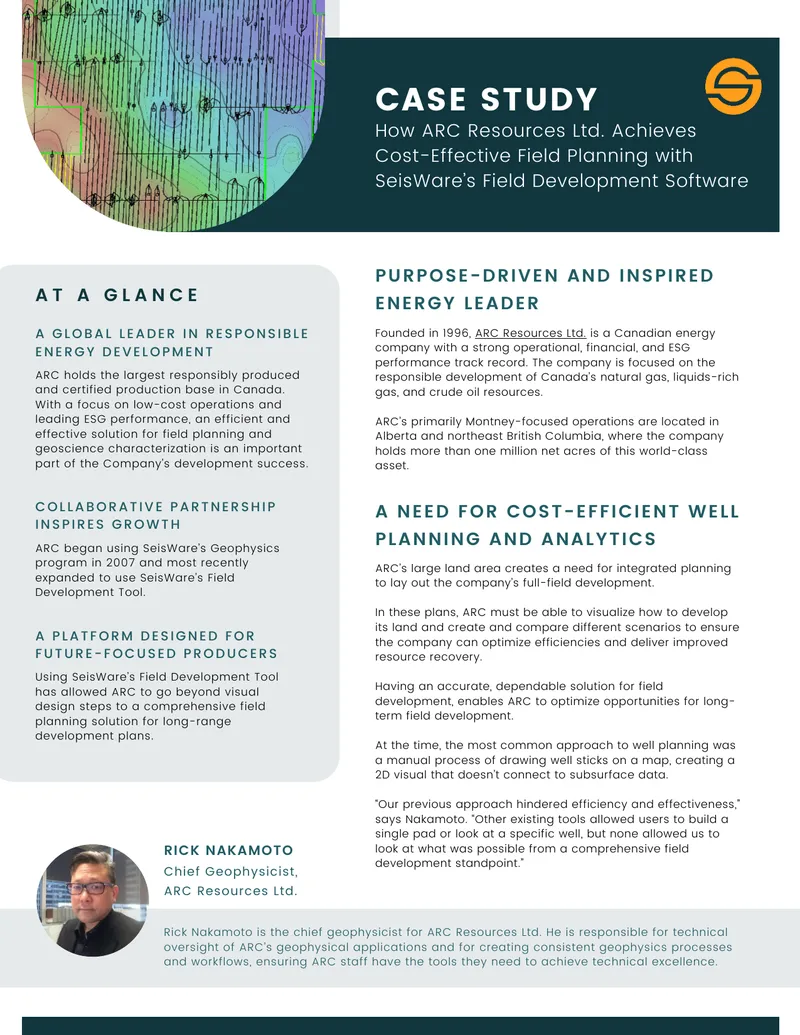 ARC Resources Ltd. Field Development Case Study