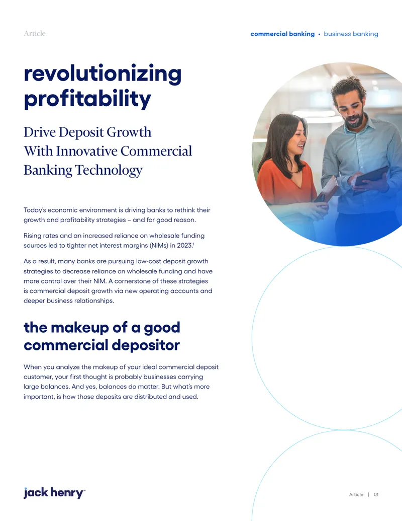 Strategies for Enhancing Commercial Deposit Growth
