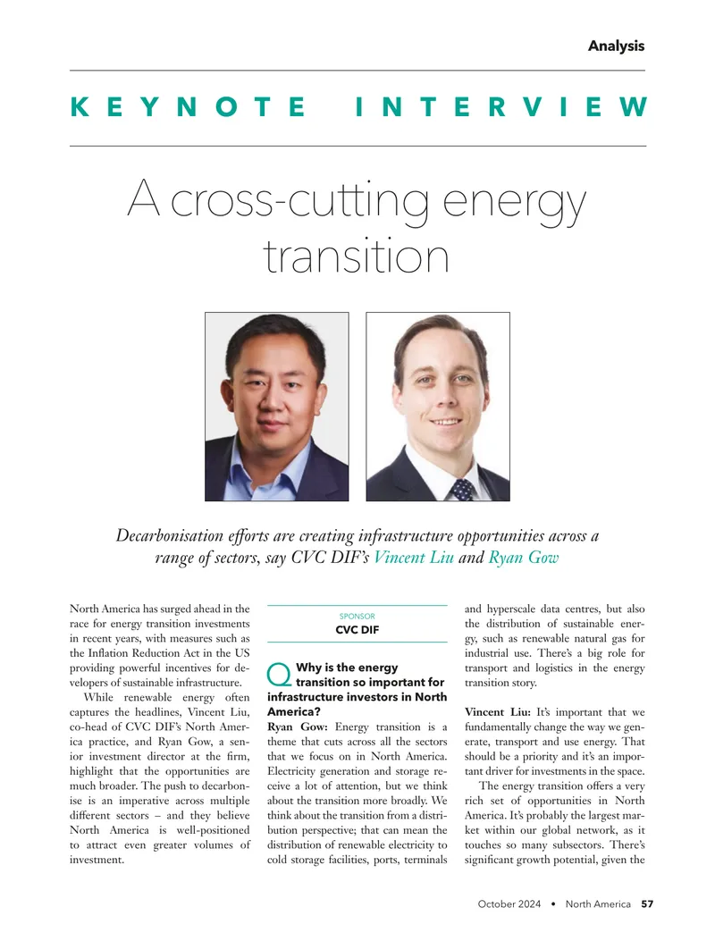 Infrastructure Investment Opportunities in North America
