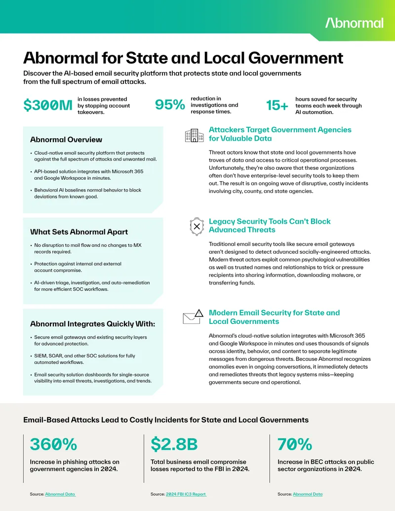 AI-Based Email Security for Government Agencies