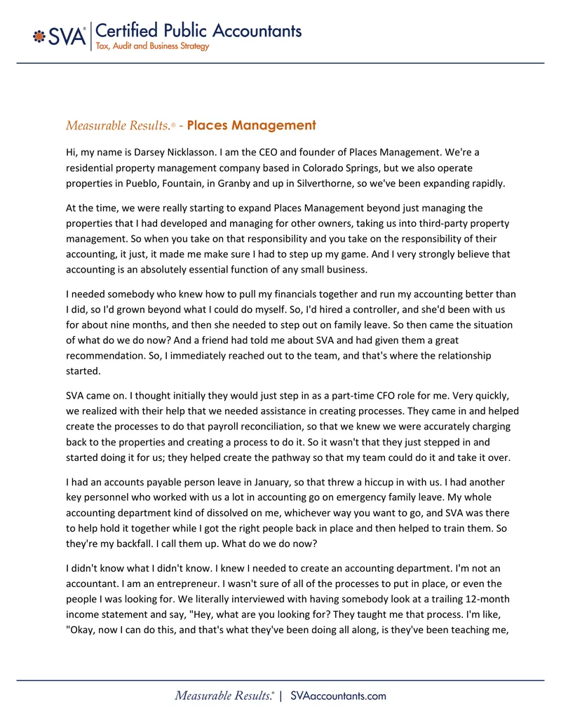 Third-Party Property Management Accounting Support