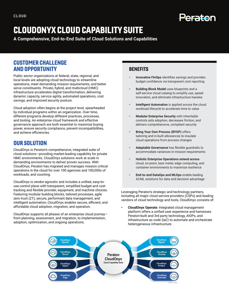 CloudOnyx Comprehensive Cloud Solutions Overview