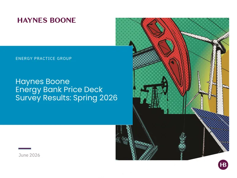 Haynes Boone Energy Bank Price Deck Survey Results