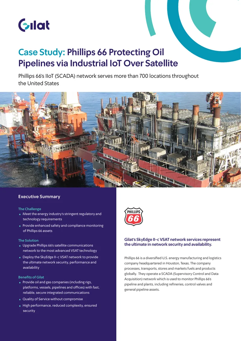 Case Study on Phillips 66 Satellite Communications Upgrade preview page 1