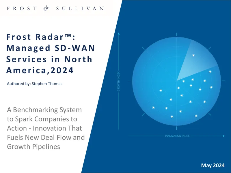 Frost Radar on Managed SD-WAN Services in North America 2024