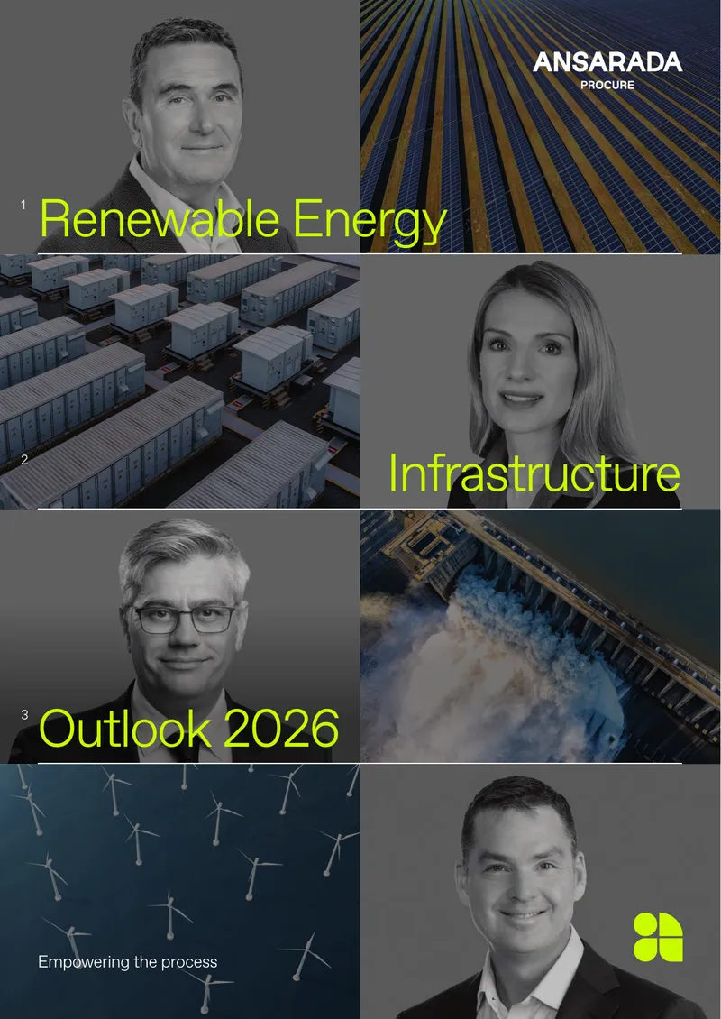 Procurement in Renewable Energy Infrastructure 2026