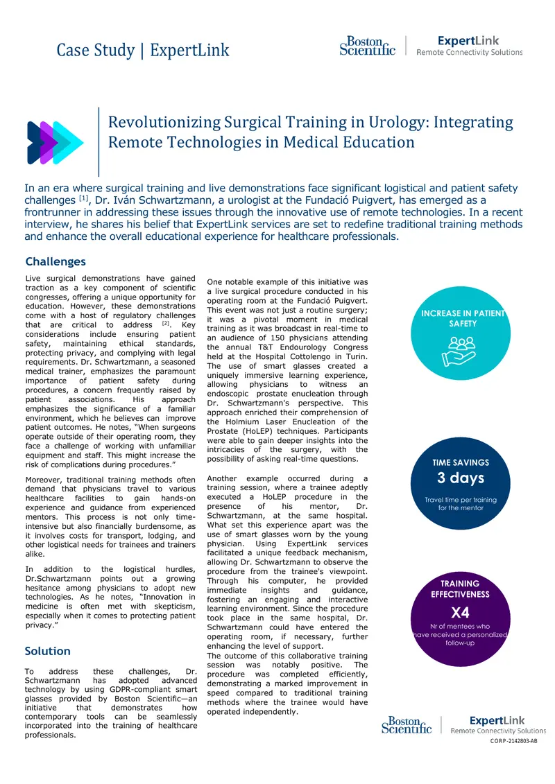 Revolutionizing Surgical Training in Urology