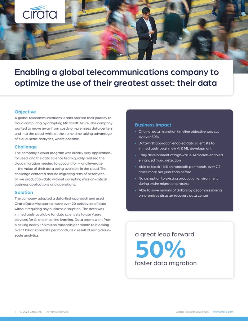Global Telecommunications Cloud Migration Case Study