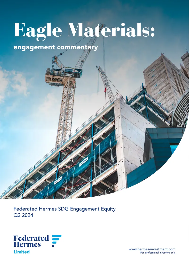 Eagle Materials Engagement Commentary Q2 2024