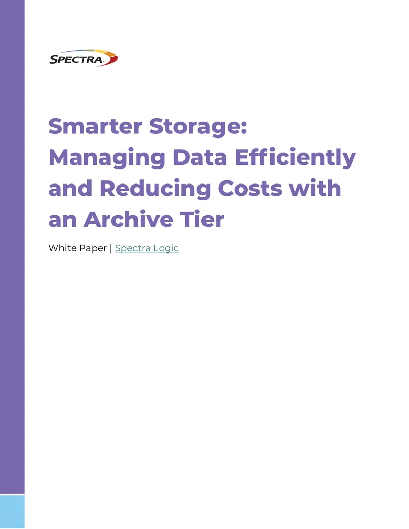 Managing Data Efficiently with Archive Tier Solutions