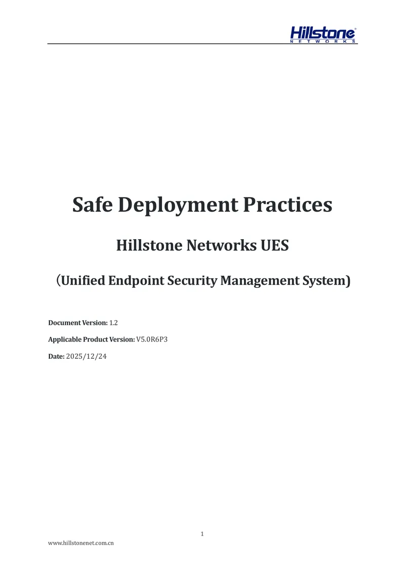 Safe Deployment Practices for Unified Endpoint Security