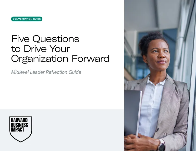 Midlevel Leader Reflection Guide for Organizational Development